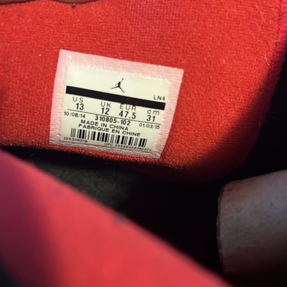 Nike Air Jordan 10 Retro “Double Nickel” men’s sneakers sz 13 w plastic box - Picture 9 of 10